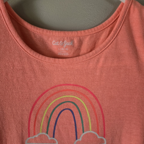 Cat & Jack Dress sz 10-12 Peachy - Picture 2 of 3